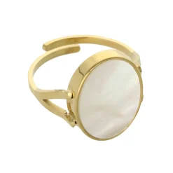 Oval Mother Of Pearl Ring