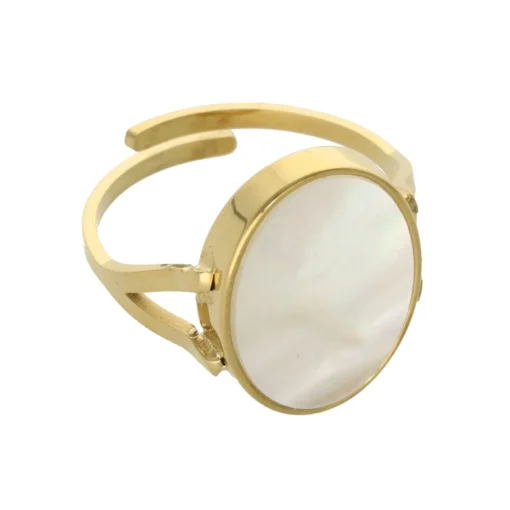 Oval Mother Of Pearl Ring