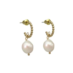 Pearl White Earrings