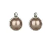 pearly brown studs - Camps & Camps