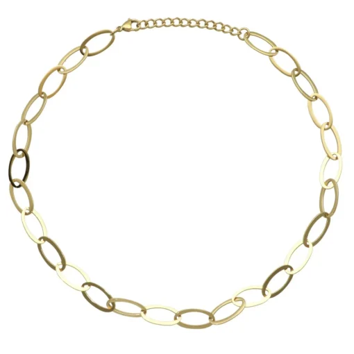Plain Classic Hoops Necklace