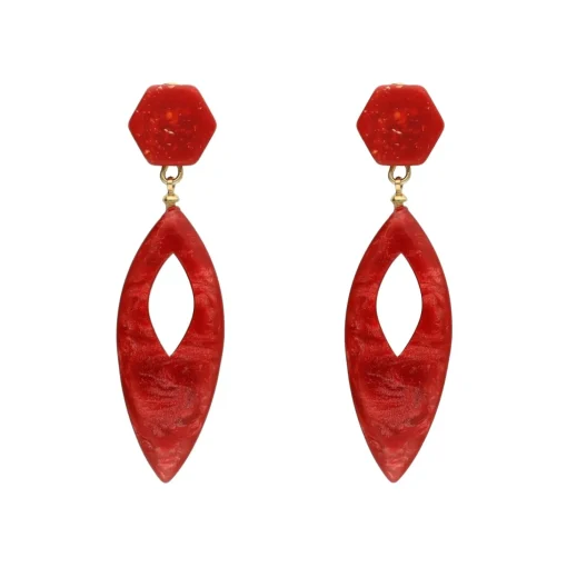 Shimmer Droplet Earrings