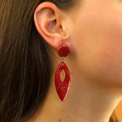 Shimmer Droplet Earrings
