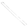 silver baton necklace - Camps & Camps