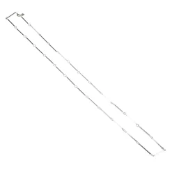 silver baton necklace - Camps & Camps