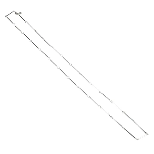 silver baton necklace - Camps & Camps