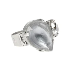 silver leaf splendour ring - Camps & Camps