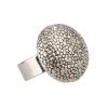 silver plated globe ring - Camps & Camps