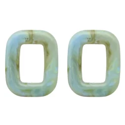 Square Chunky Earrings