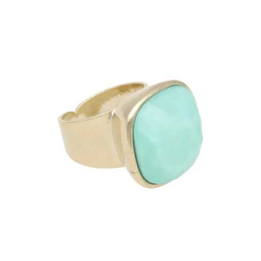 Square Crystal Ring