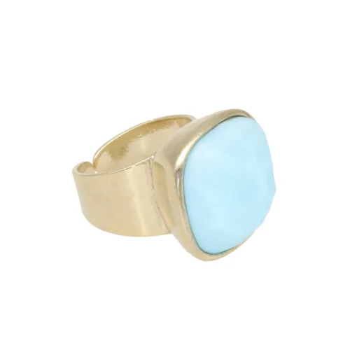 Square Crystal Ring