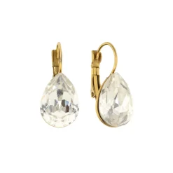 Swarovski Silver Droplet Earrings