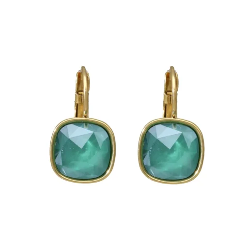 Swarovski Square Earrings
