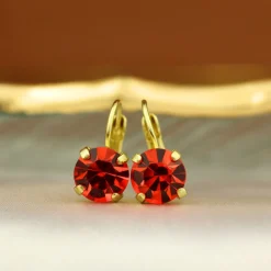 Swarovski Sunflower Earrings