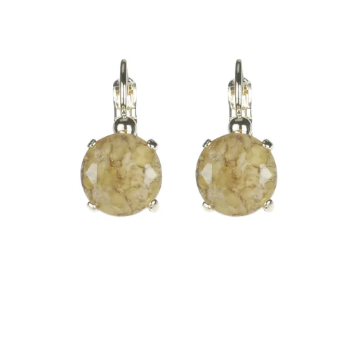 tiny citrine gem dormeuses - Camps & Camps