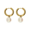 White Pearl Earrings