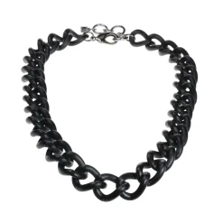 XL matte black open gourmet chain - Camps & Camps